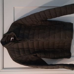 Mens puffer jacket in Dark olive green size Medium